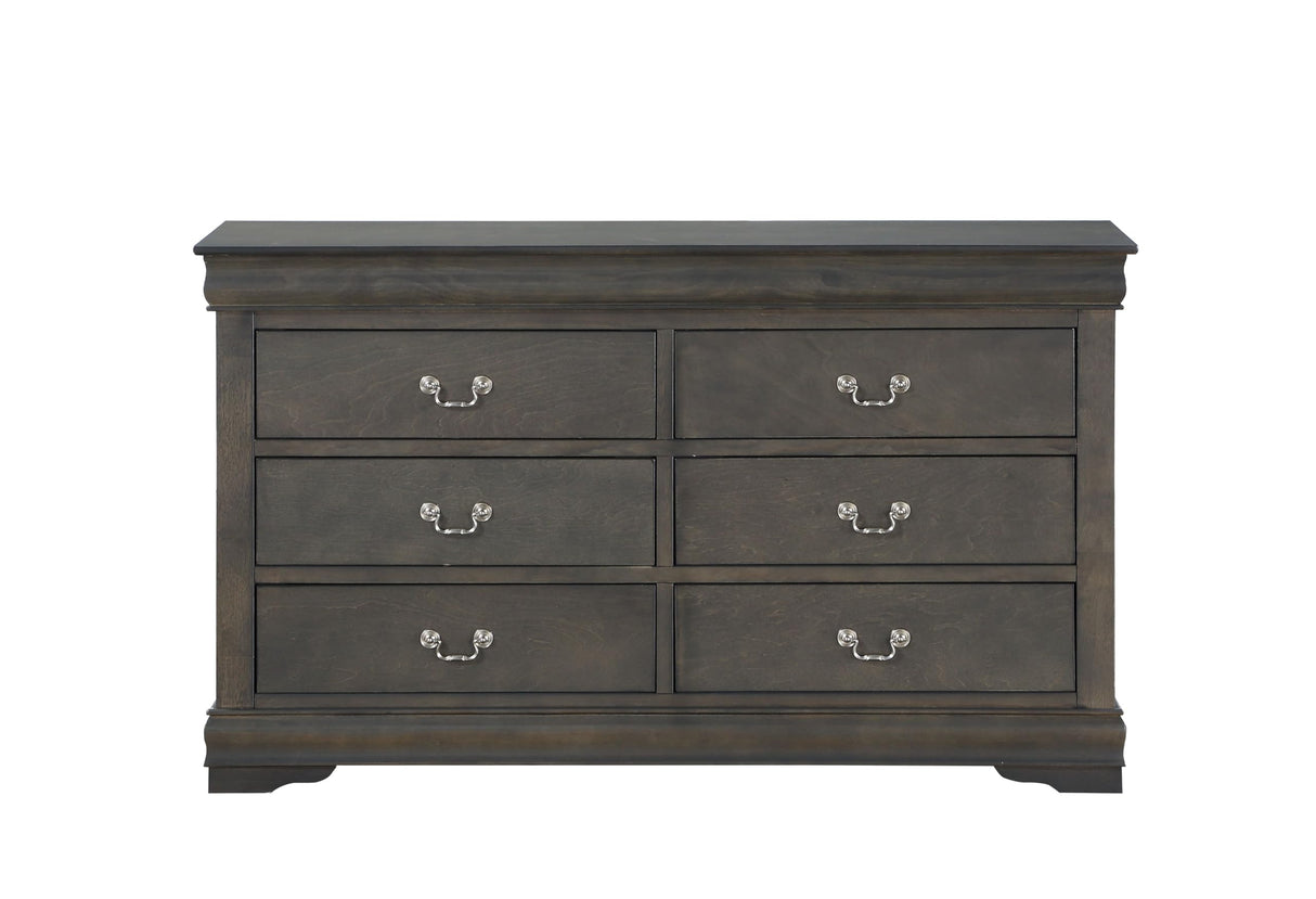 Louis Philippe Dresser in Dark Gray