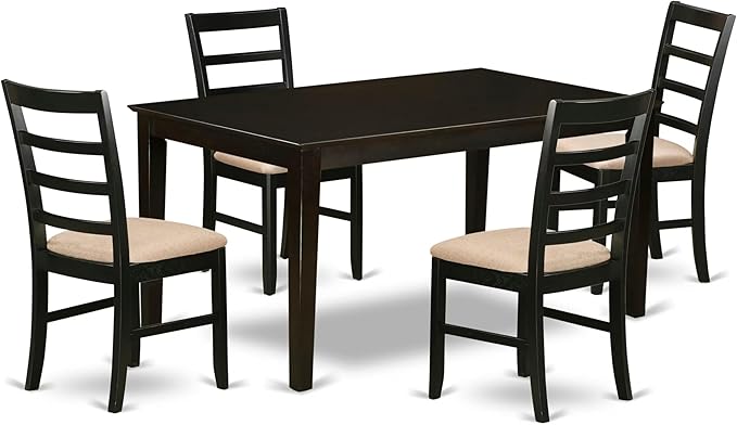 CAPF7-CAP-C 7 Piece Dining Table Set Consist of a Rectangle Dining Room Table and 6