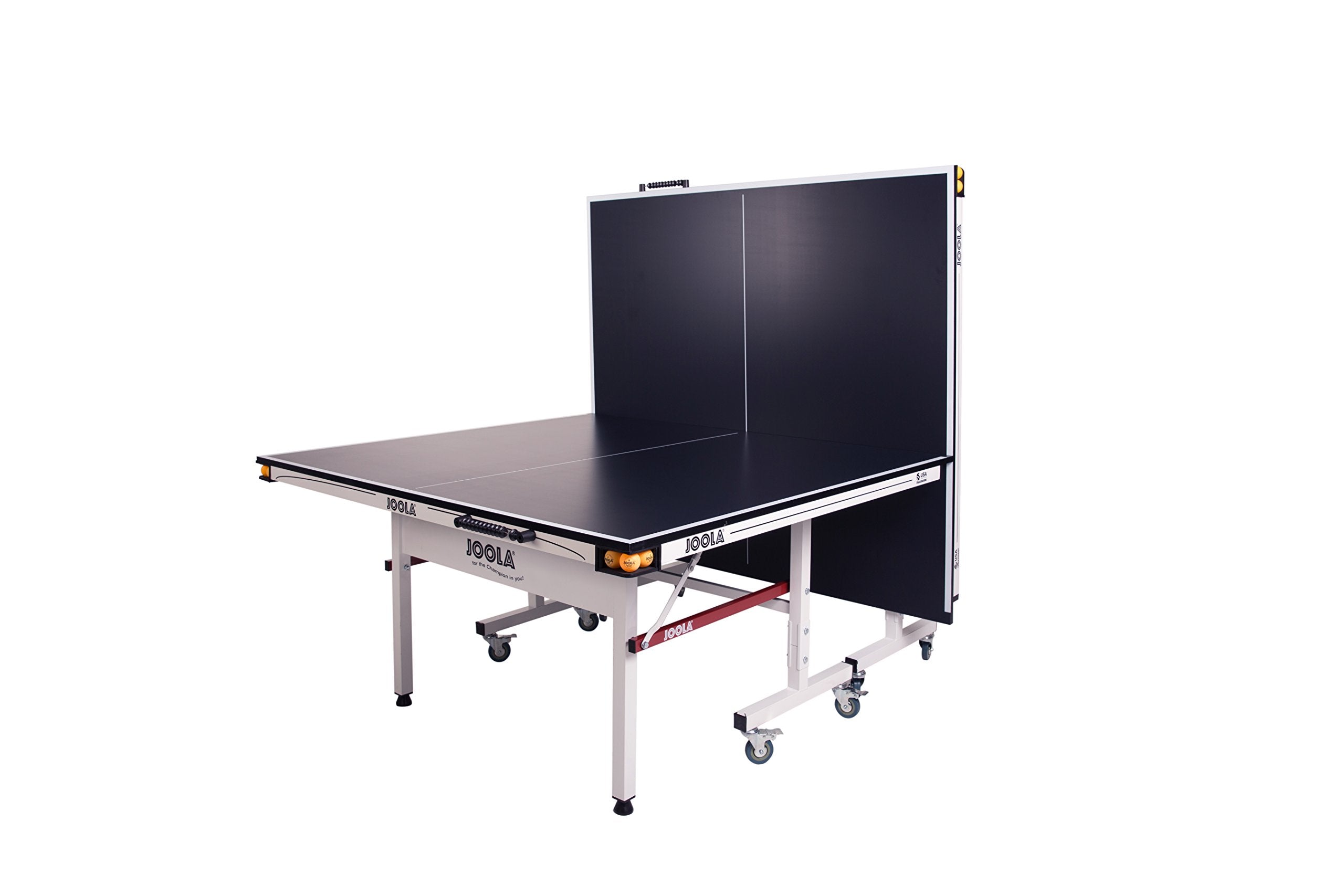 Rally TL Professional MDF Indoor Ping Pong Table w/ Quick Clamp Table Tennis Net & Post