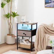 Night Stand Set 2, LED Nightstand