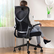Office Desk Computer Chair, Comfy High Back Swivel Rolling Home Mesh Gaming Chairs