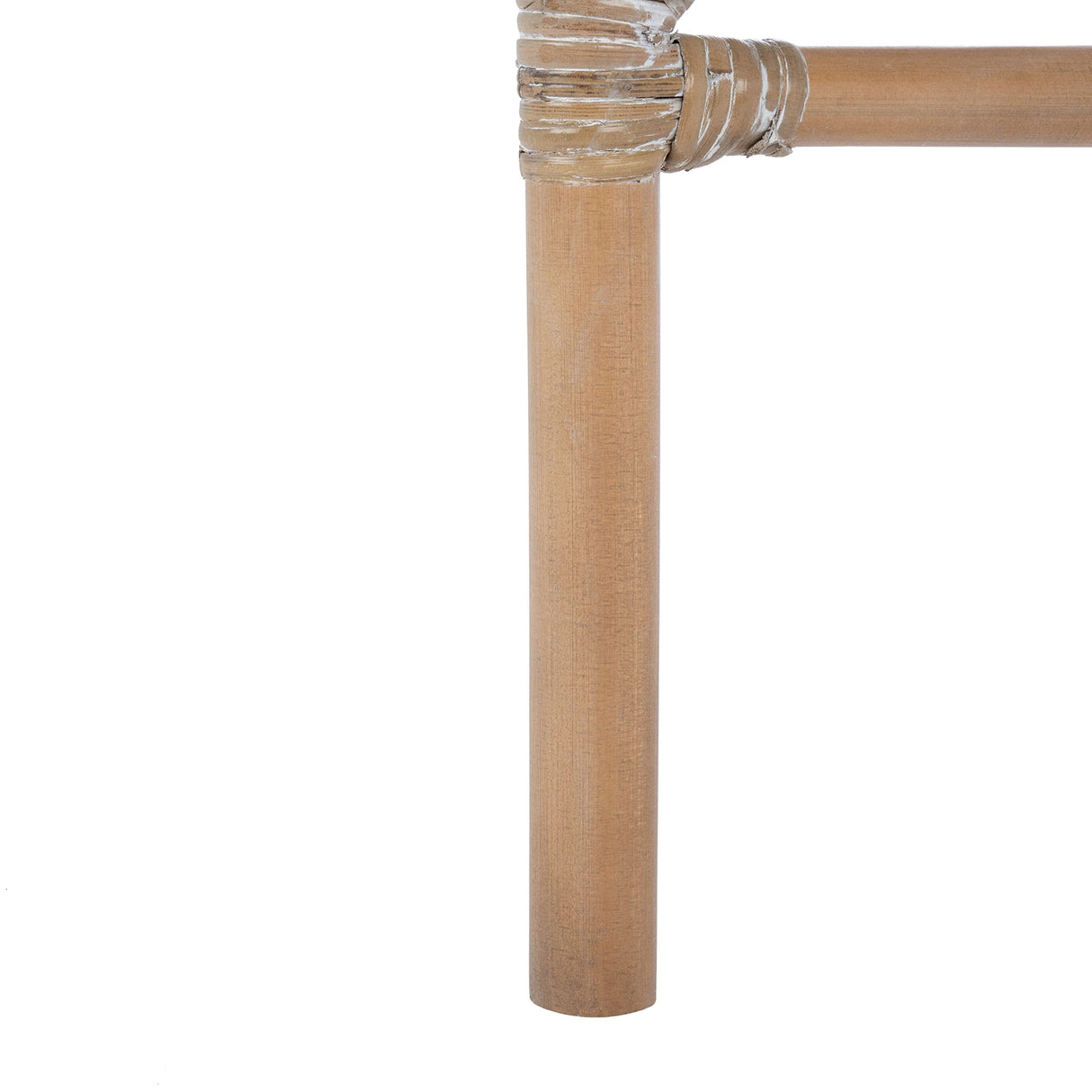 Home Collection Olivia Grey Rattan Cushion Accent Chair, 0, White Washed/White