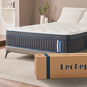Twinxl Mattress, Lechepus 14 Inch Hybrid Mattress