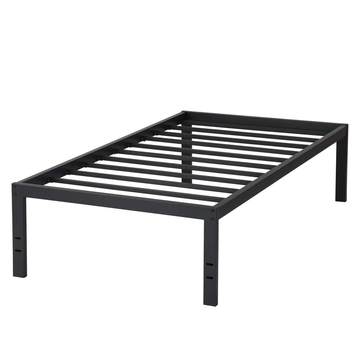 18 Inch Tall Metal Bed Frame/Dura Steel Slat/Anti-Slip Support