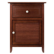 25 x 18.9 x 14.96-Inch Wood Night Stand/Accent Table, Brown (94215)