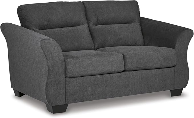 Miravel Casual Loveseat for Living Room, Light Gray