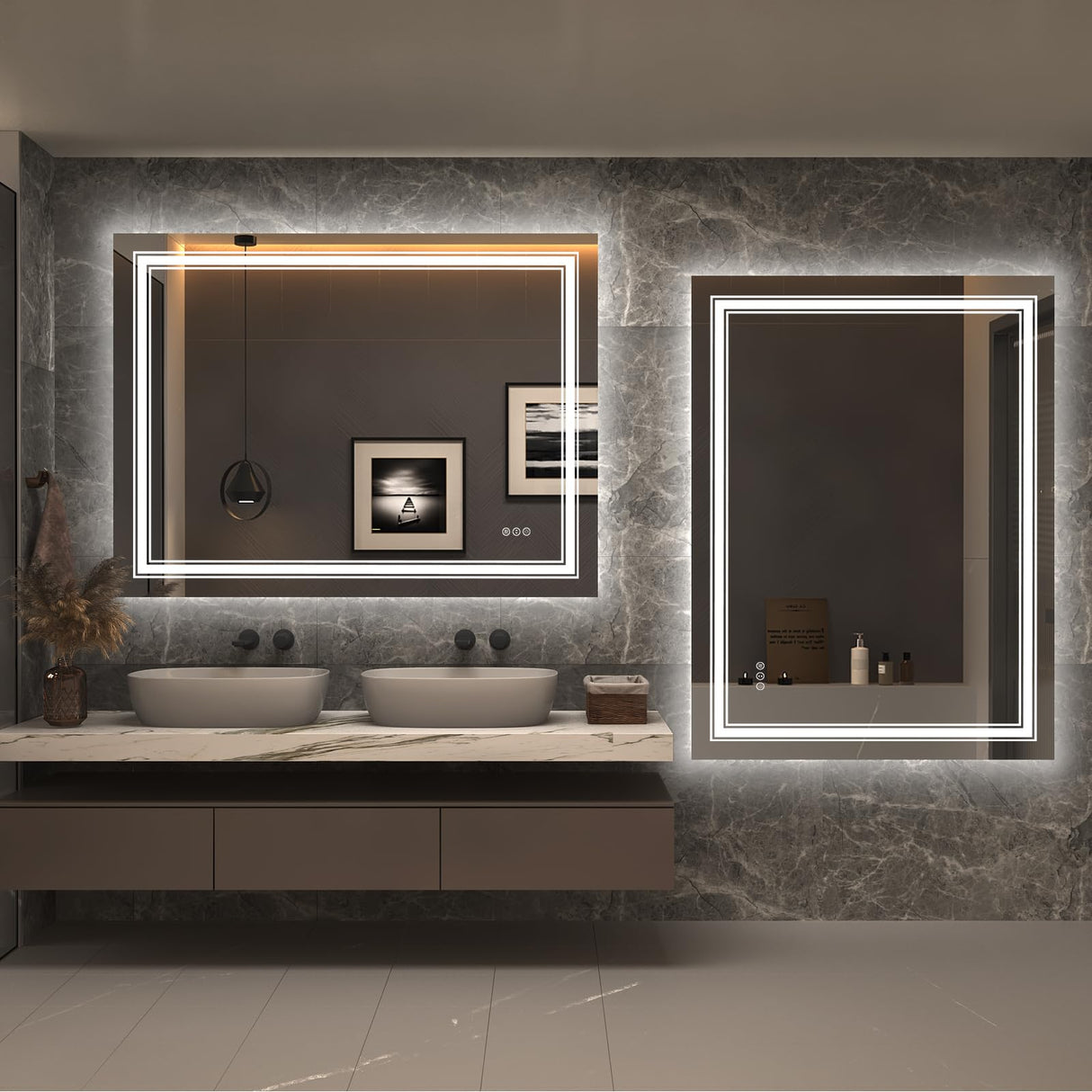 LED Bathroom Mirror, Lighted Mirror