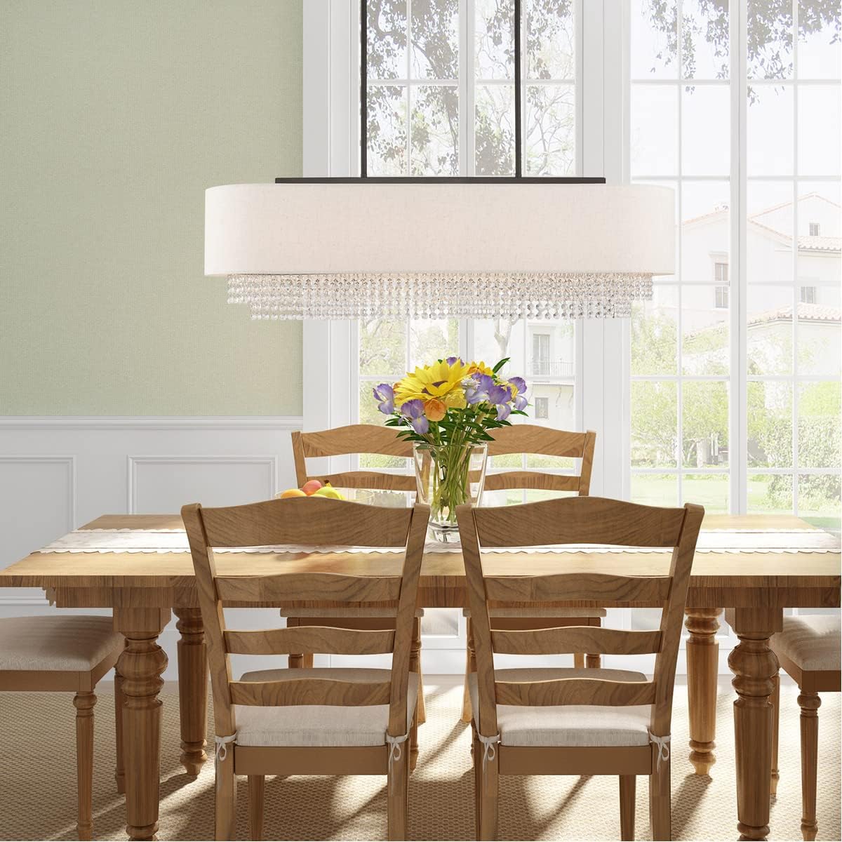 Lighting 51125-92 Carlisle - 41" Five Light Linear Chandelier