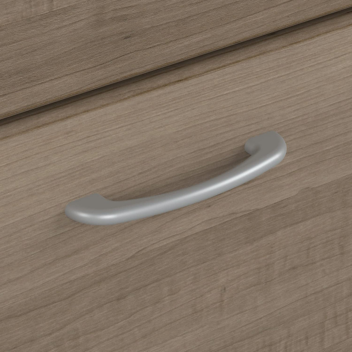 SAS332DG-03 Salinas 62.95-Inch Tall Storage Cabinet with 4 Shelves, Driftwood Gray