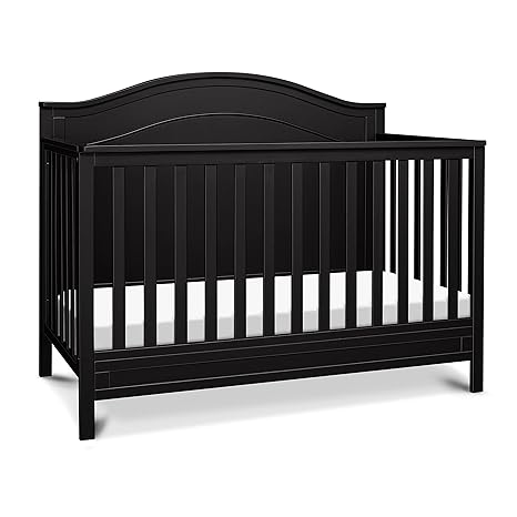 4-in-1 Convertible Crib in Espresso, Greenguard Gold Certified