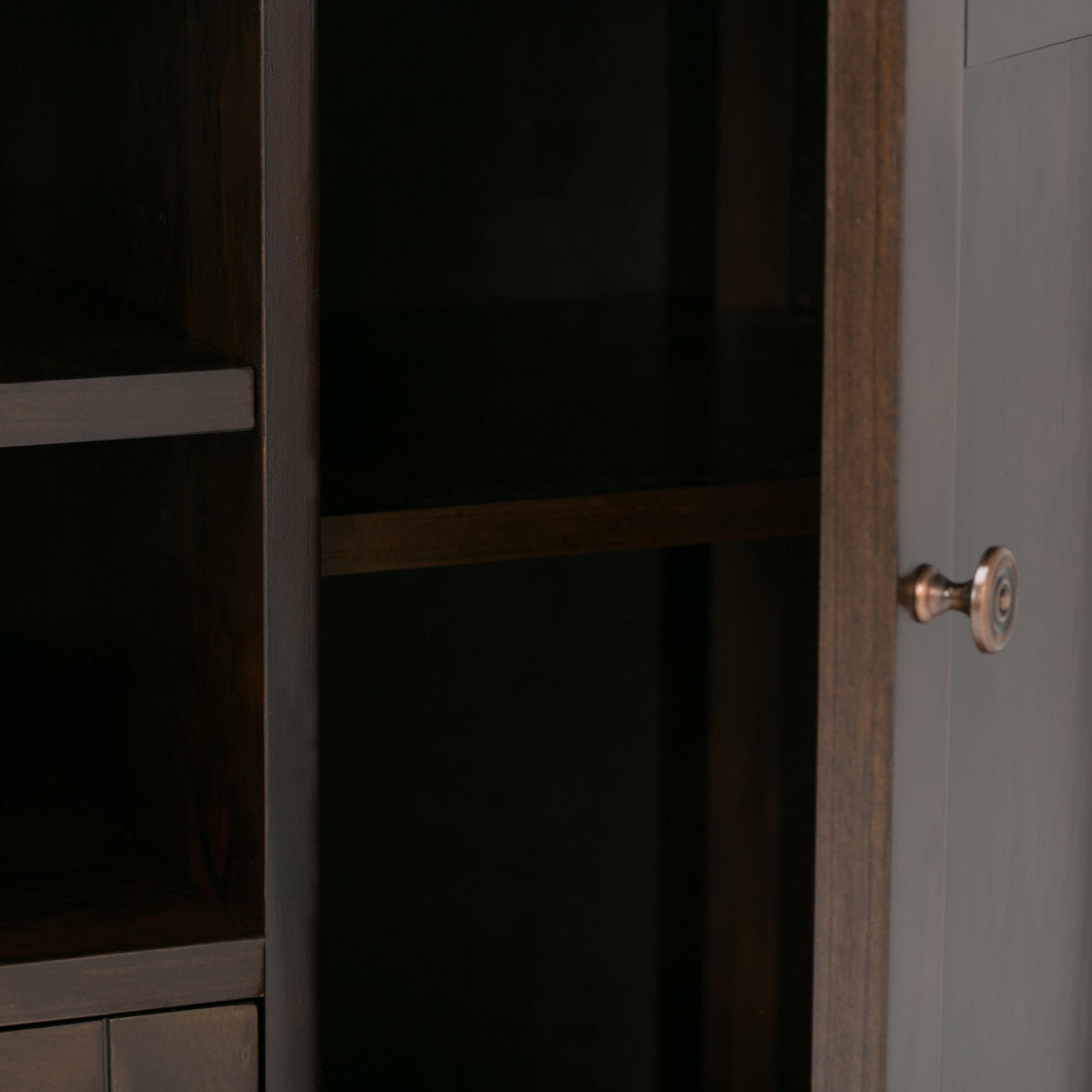 SOLID WOOD Universal TV Media Stand, 54 Inch Wide, Contemporary, Living Room