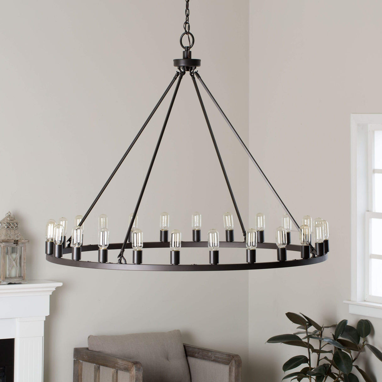 Oil Rubbed Bronze 24-Light Chandelier