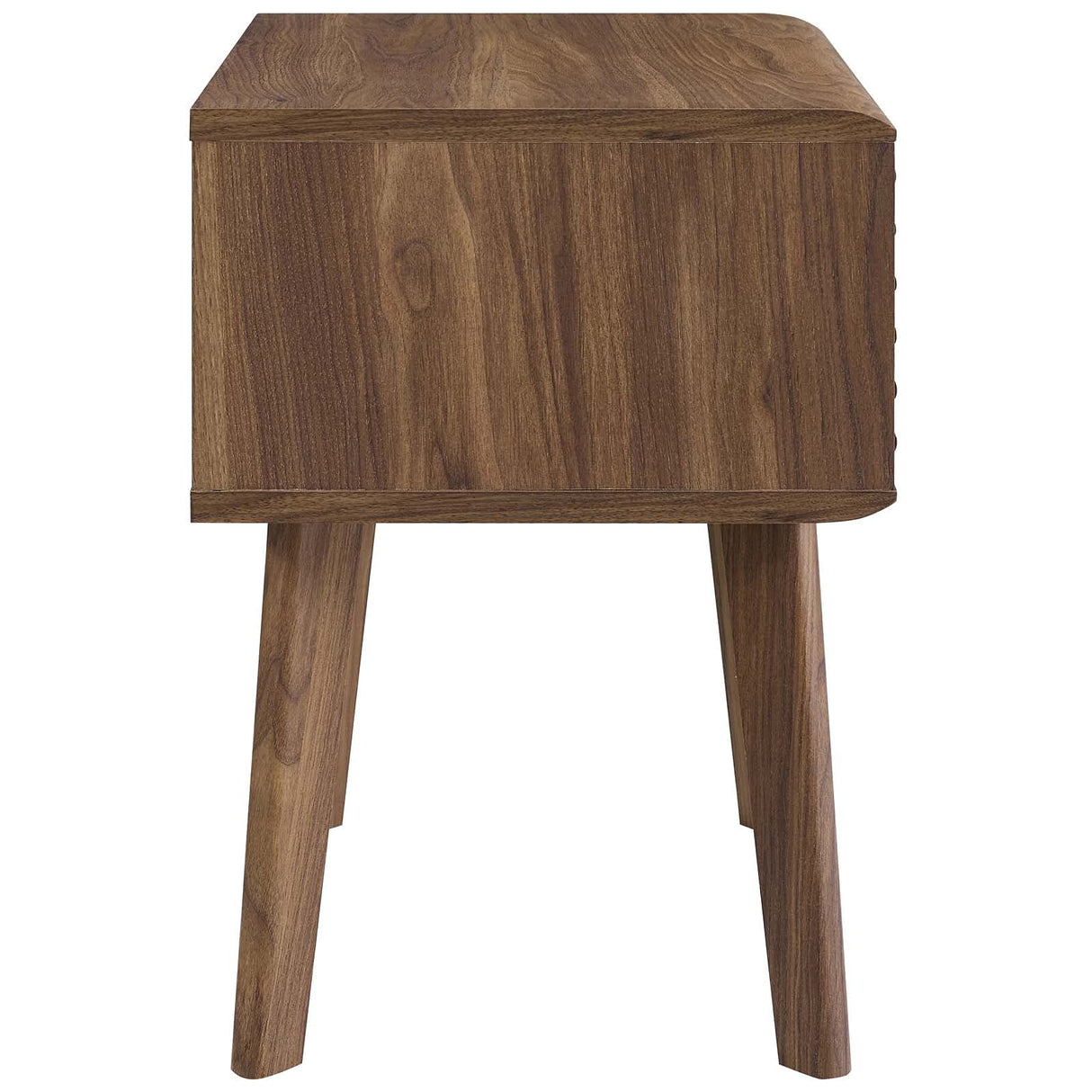 Render Mid-Century Modern End Table or Nightstand in Walnut
