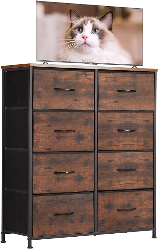 8 Drawers Dresser for Bedroom, Kids room Furniture, Tall Chest Tower