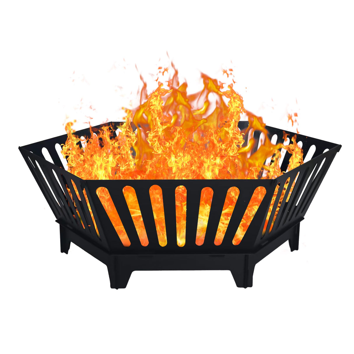 31.5inch Portable Fire Pit Outdoor Plug Fire Pit with Storage Bag Suitable for Camping