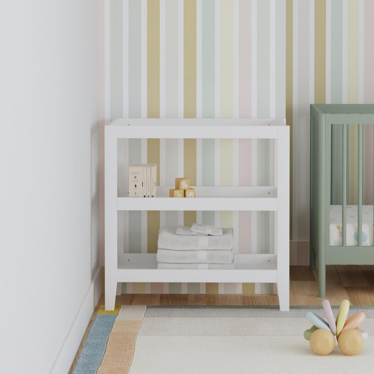 Carter's Colby Changing Table in White, GREENGUARD Gold Certified