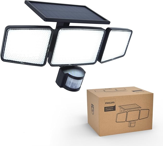 Solar Security Light Outdoor 302 LED 1200lm