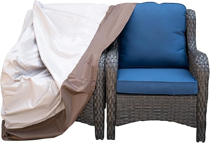 Patio Furniture Covers Waterproof, Outdoor Furniture Cover for 3-Seater Sofa and Ottomans