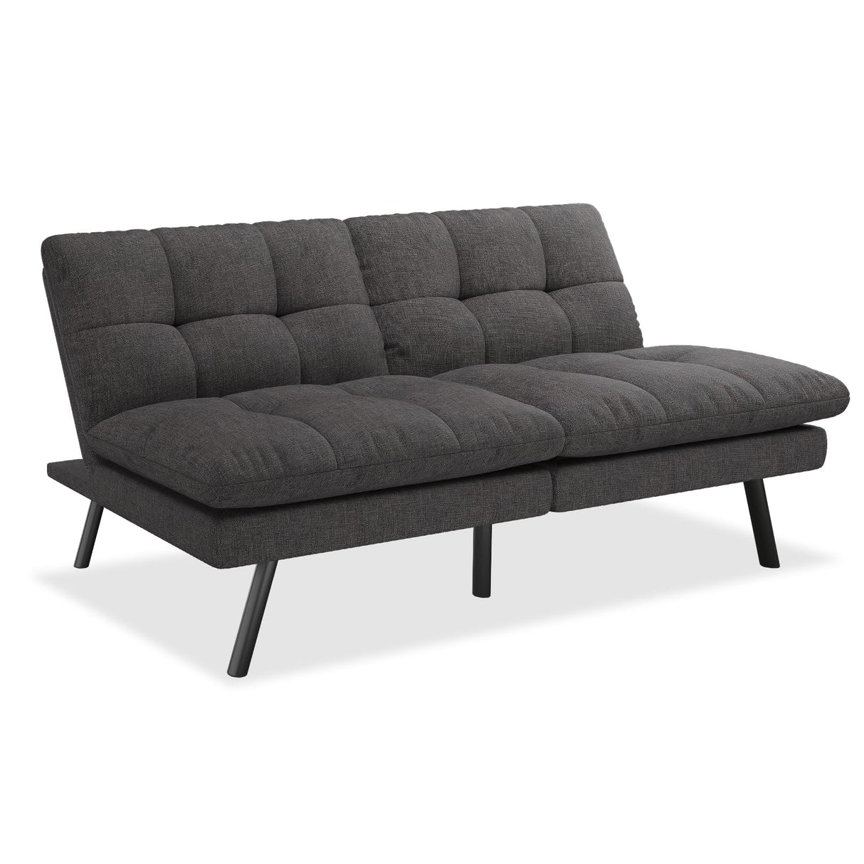68" Futon Sofa Bed,Convertible Memory Foam Couch Bed