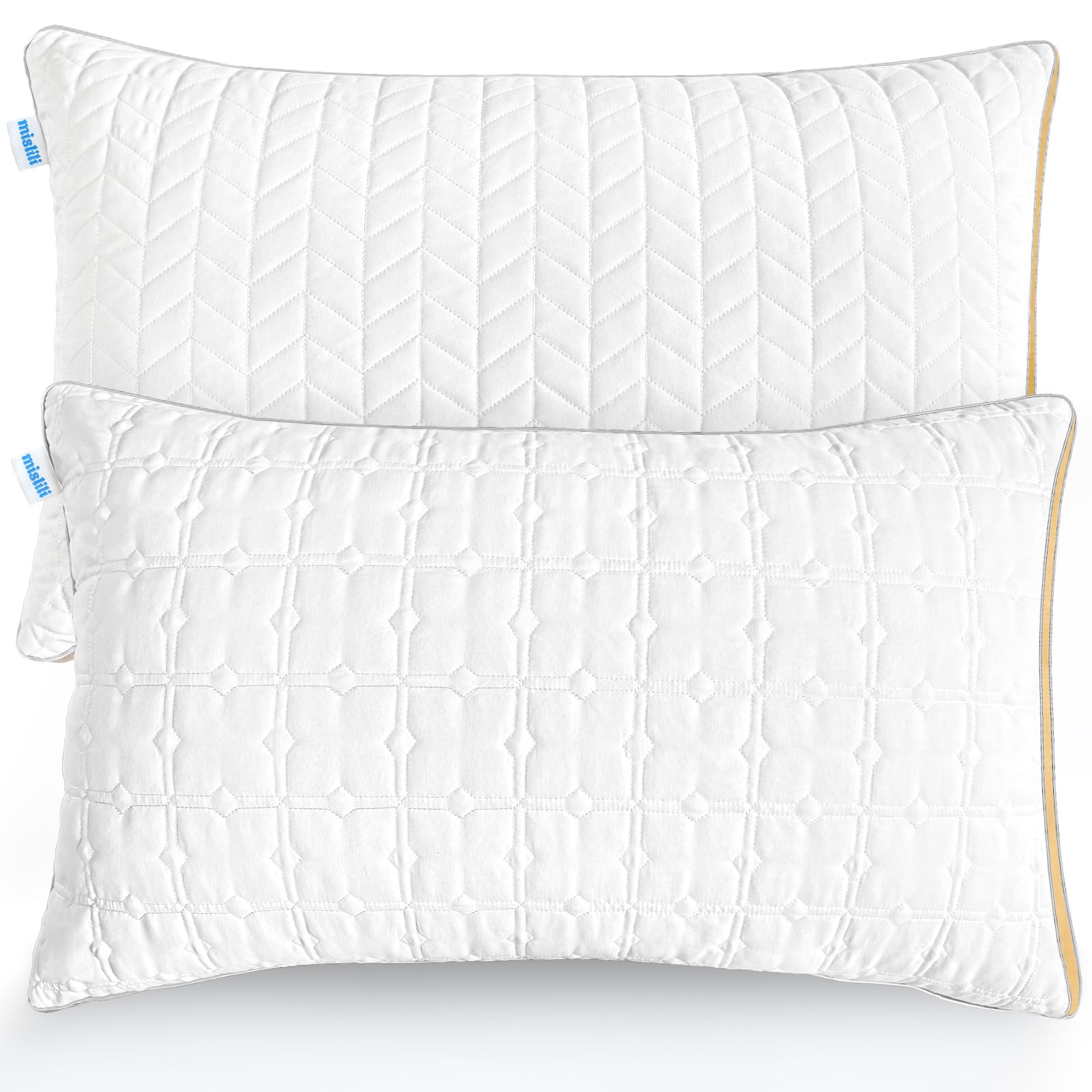 Pillows Queen Size Set of 2, Hotel Quality Bed Pillows for Sleeping