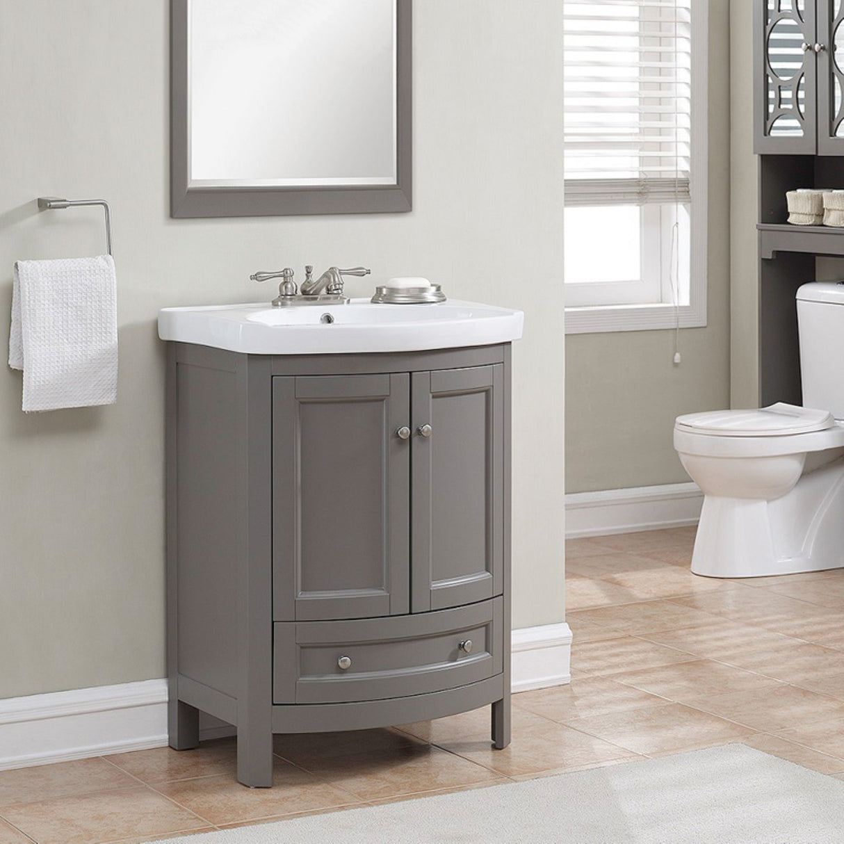 RFVA0069W Vanity, White Finish, 19 x 24.6 x 34"