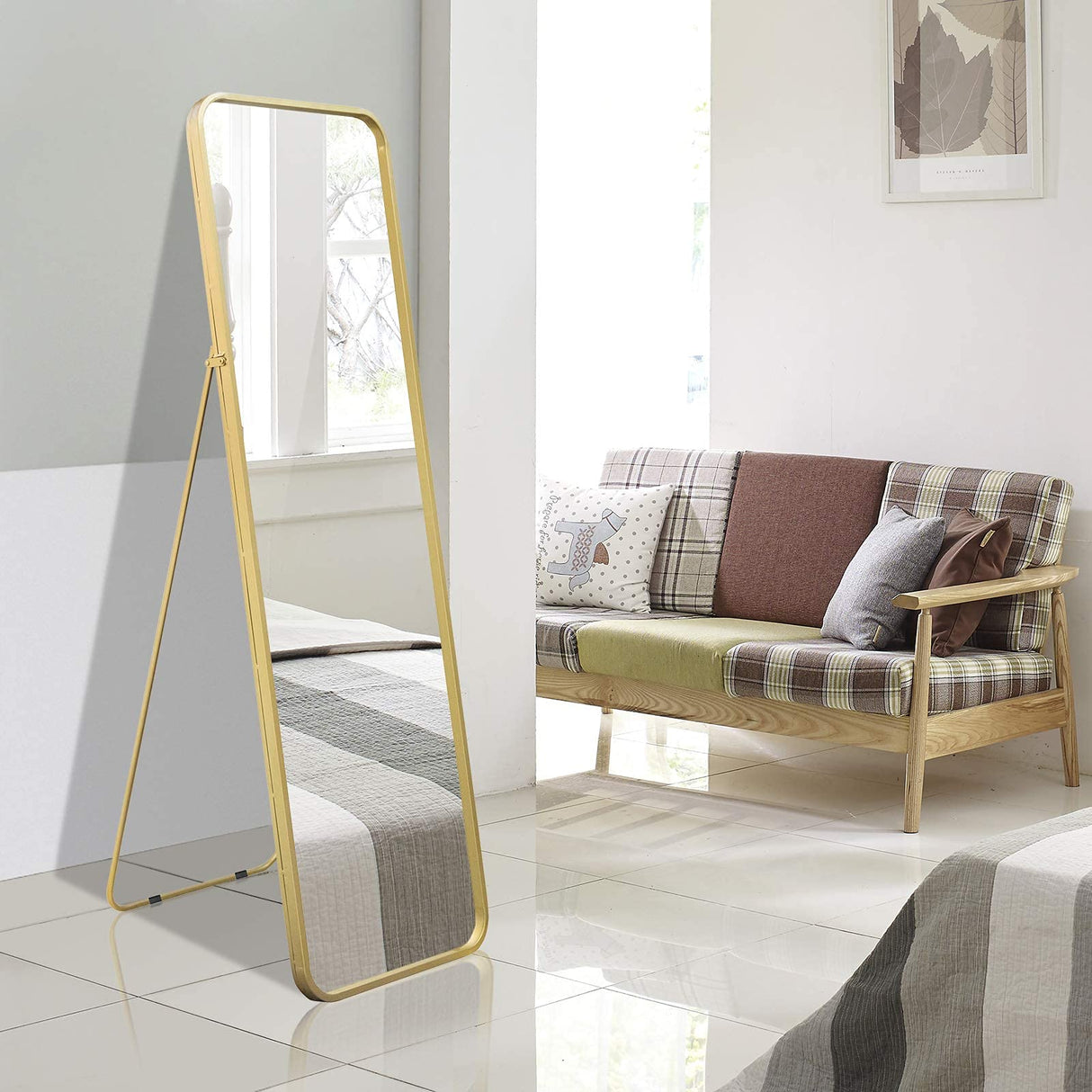 Mirror Full Length Mirror Standing,Wide Floor Body Mirror