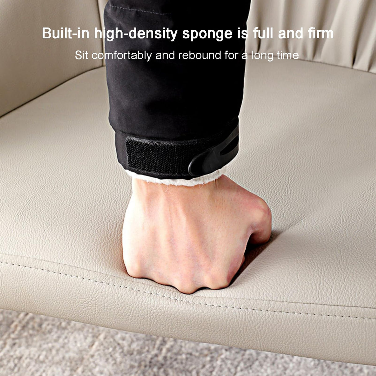 Dining Chair PU Leather Dining Chairs Modern, Wide Seat Kitchen Dining Room Chairs,