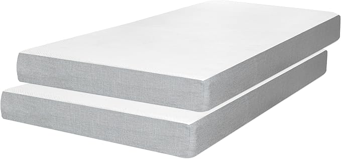 5 in. Memory Foam Mattress Cot - for Bunk Bed,