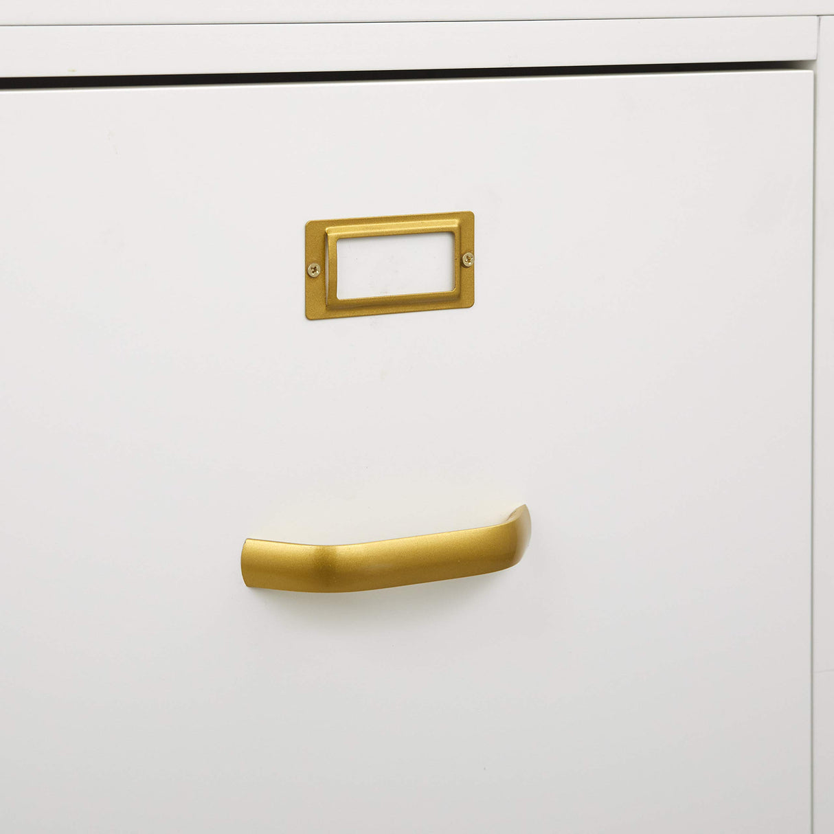 Dixie Mid Century Modern 2-Drawer Home Office Filing Cabinet, White