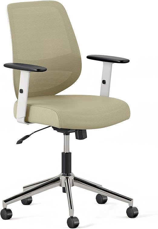 Ergonomic Office Chair – Adjustable Lumbar Support, Swivel, & Armrests