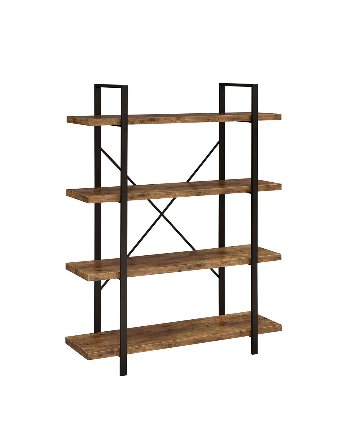 Bookcase Antique Nutmeg and Black 805806