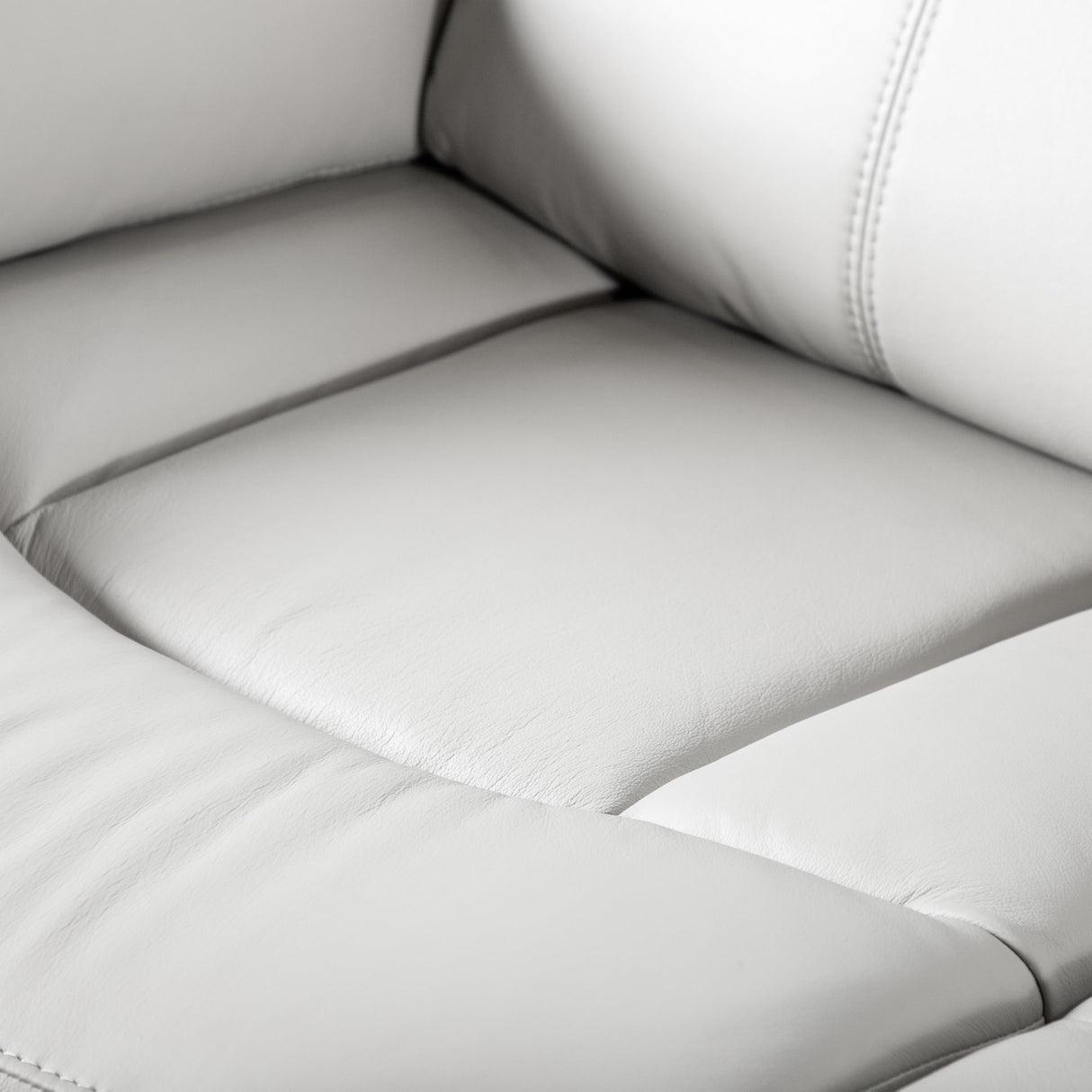 America Sorin Modern 3-Piece Leather Recliner Sofa Set with Pillow Armrests, Reclining