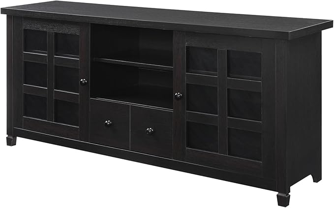 Newport Park Lane 1 Drawer TV Stand with Storage Cabinets and Shelves for TVs up to 65 Inches