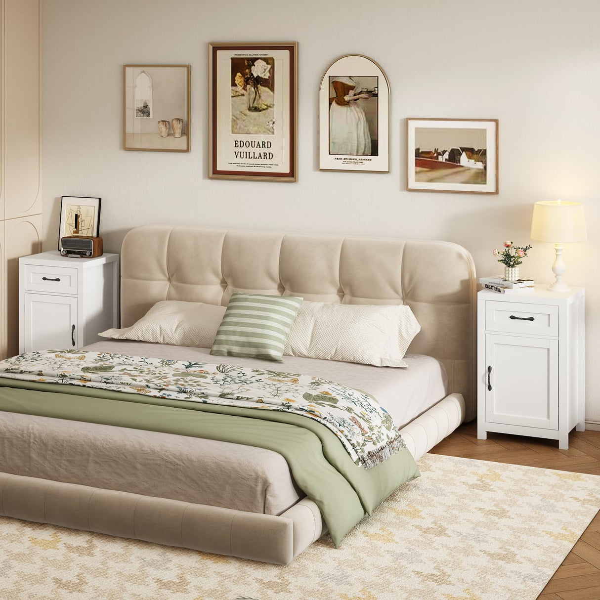 Night Stand Set of 2 Nightstands