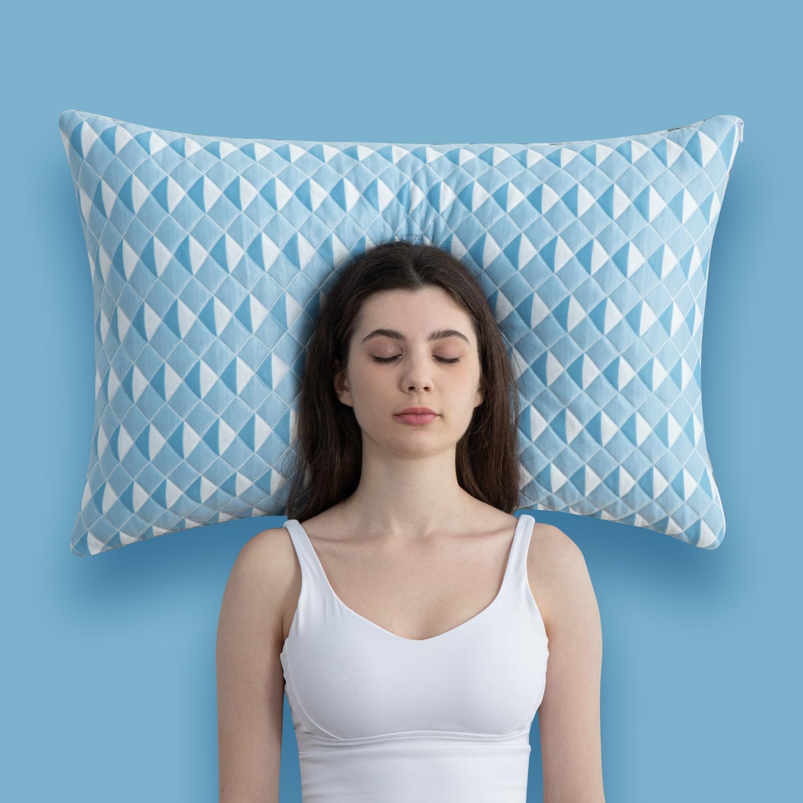 Memory Foam Pillows Queen Size Set of 2 Adjustable Cooling pillow