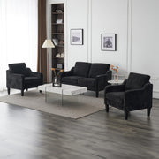 Century Modern Loveseat Sofa Couch, Living Room 53" Love Seat 2 Seater Upholstered Comfy Couches