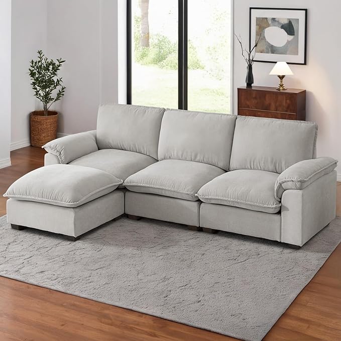 Cloud Couch Sectional for Living Room L Shaped Couch Modular Sectional