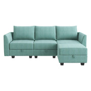 Reversible Sectional Sofa Couch, Modern Apartment L-Shaped Couch Modular Sectional
