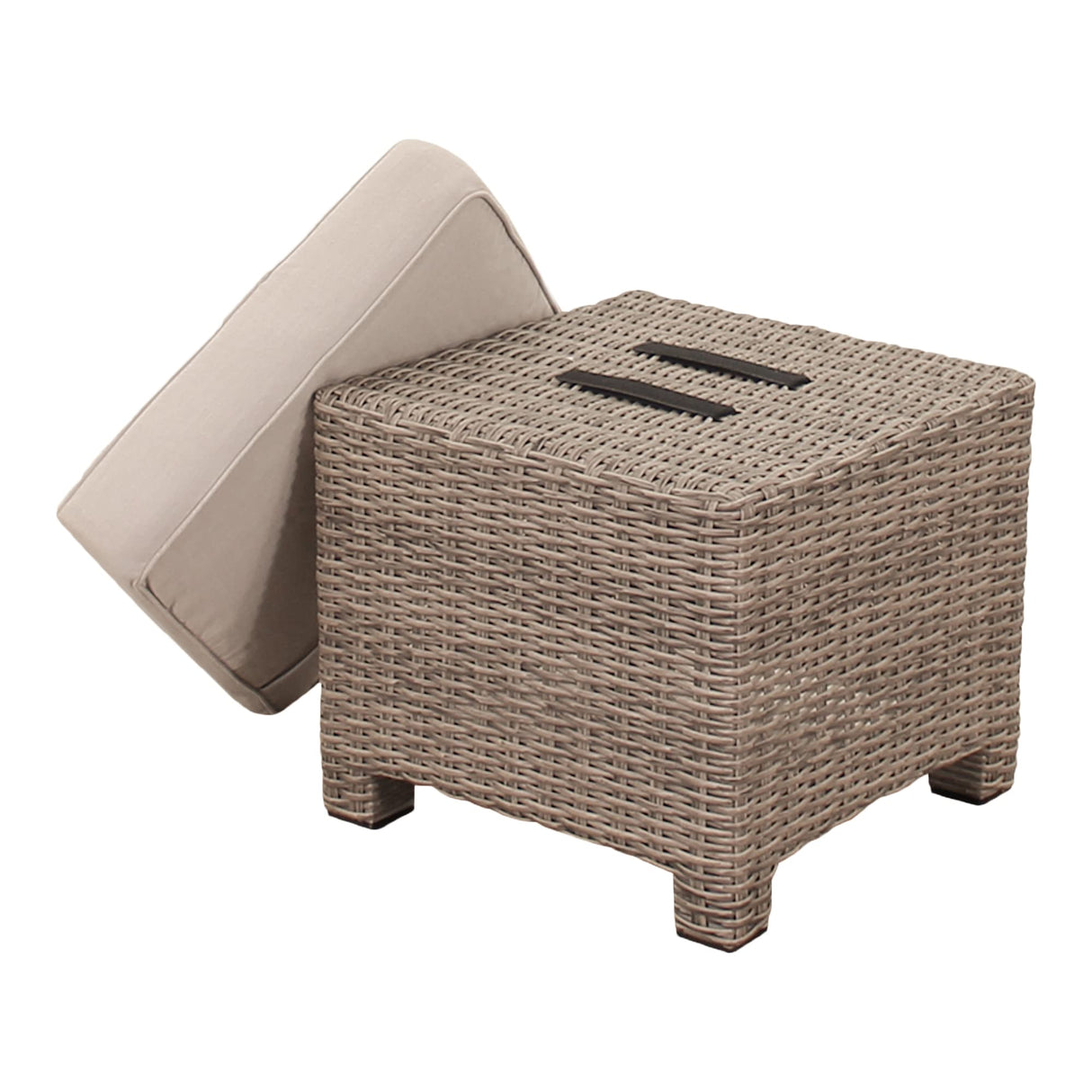 Courtyard Casual Capri Ottoman Solution Dyed Acrylic with EverBloc DWR Treatment