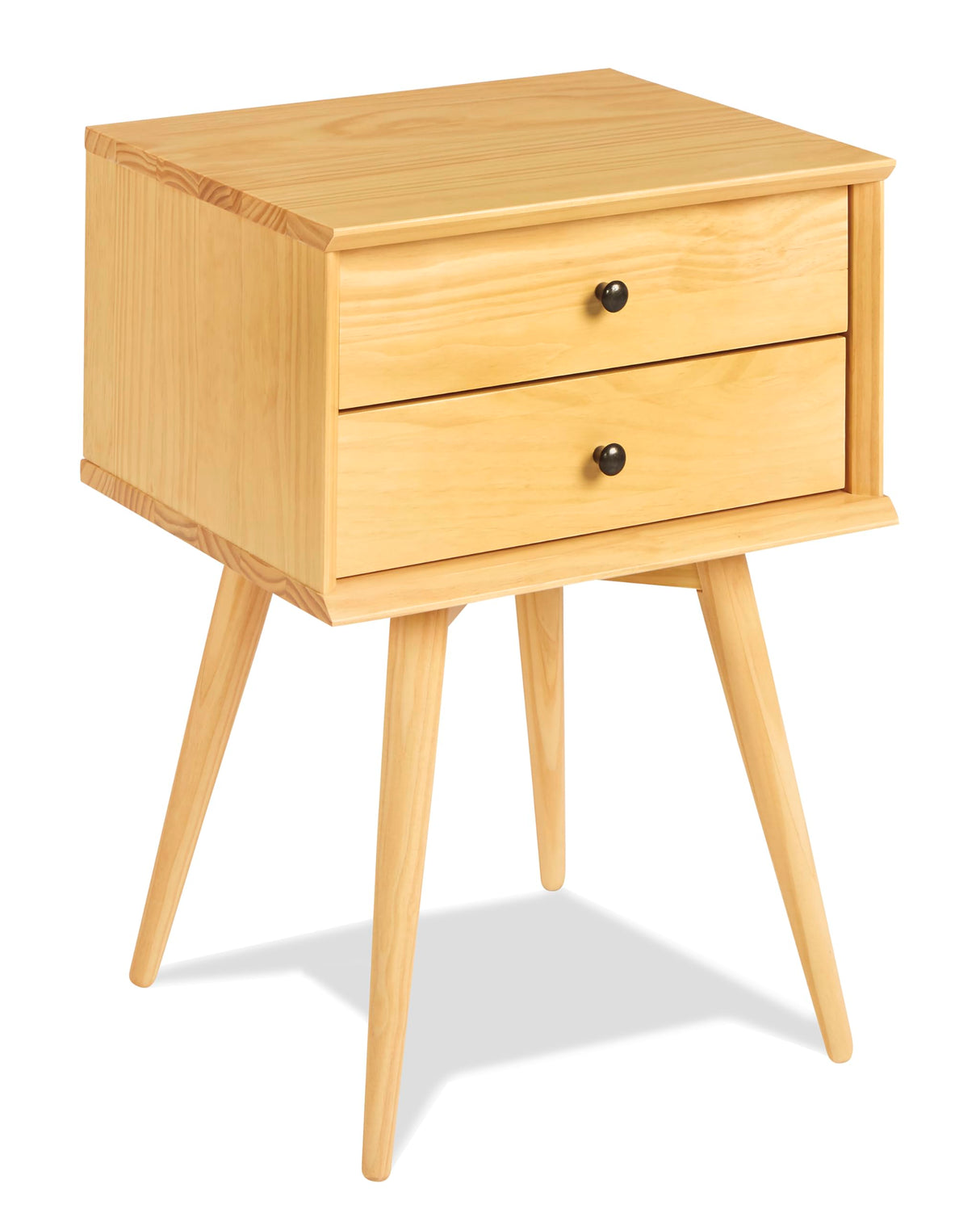 Mid-Century Night Stand Easy Assembly, Scandinavian