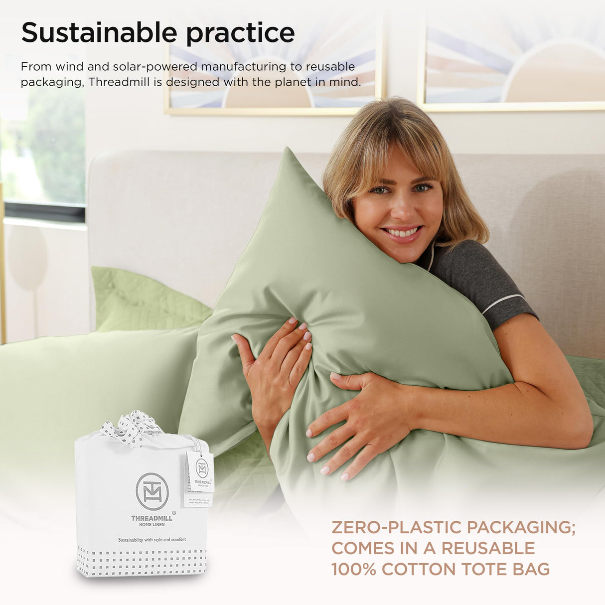 Luxury Supima Cotton Sheets, 1200 Thread Count Soft 100% Cotton Sheets