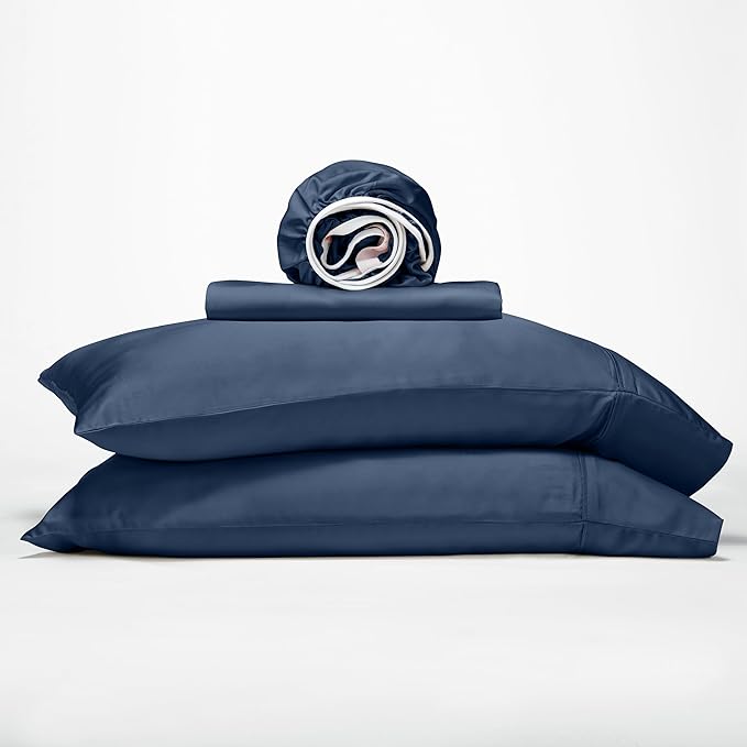 King Size Bed Sheets 6 Piece Set, 100% Rayon Derived from Bamboo