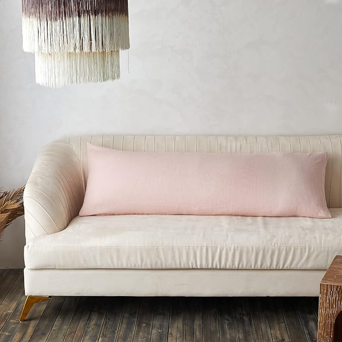 100% Washed Linen Duvet Cover with Embroidered,Queen Size(88"x 92")