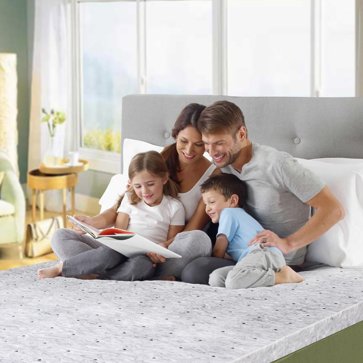 Memory Foam Mattress Topper Twin XL 2 Inch, Foam Mattress Pad Extra Long Twin