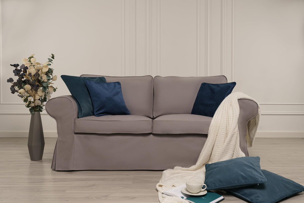 Pre Shrunk Cotton Ektorp Loveseat Sofa Cover for IKEA Two Seater Ektorp Slipcover-NOT fit Uppland Series Sofa