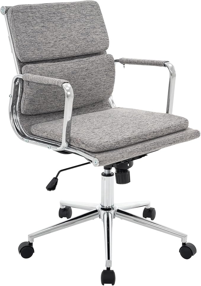 Office Desk Chair, Ergonomic Office Chair, Mid Back Desk Chair with Adjustable Height