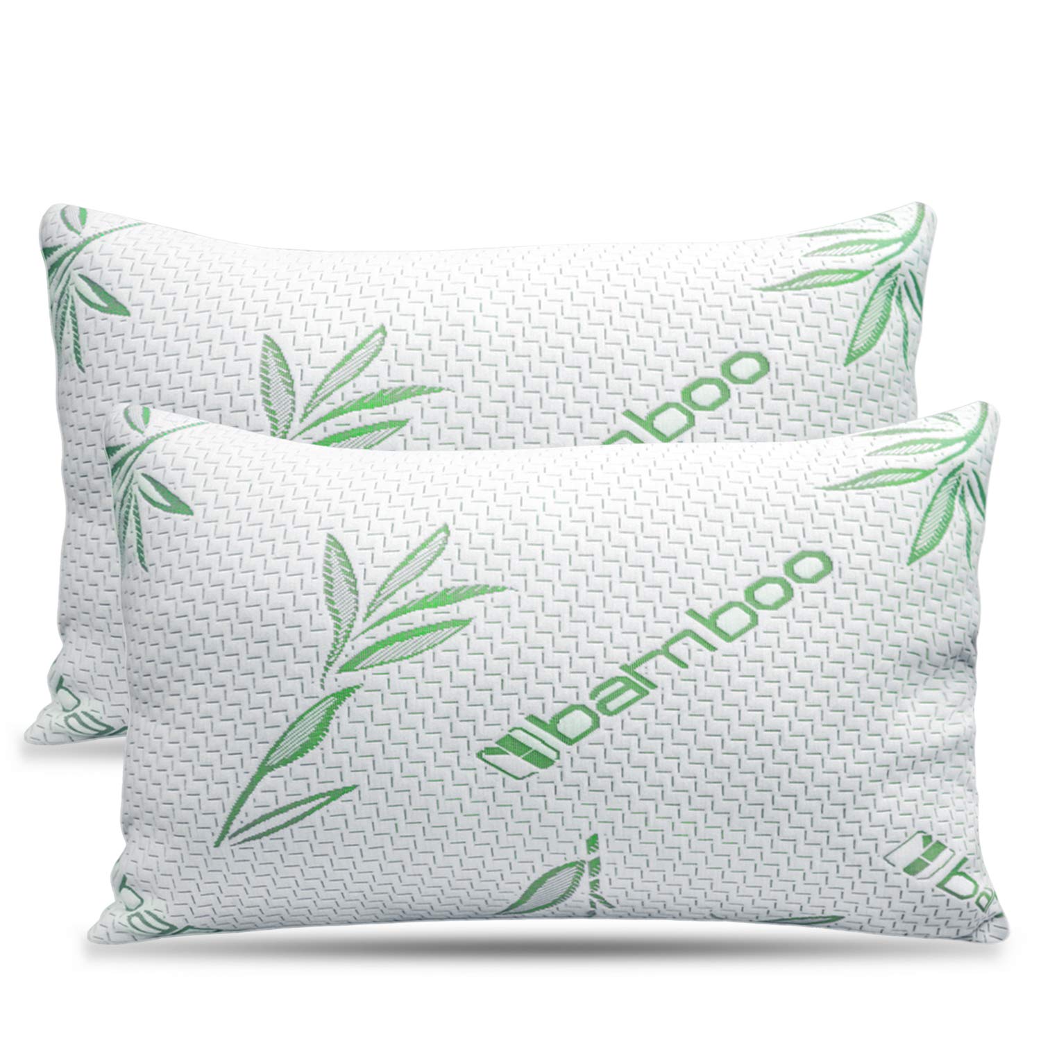 2 Pack King Size Rayon Derived from Bamboo Pillow