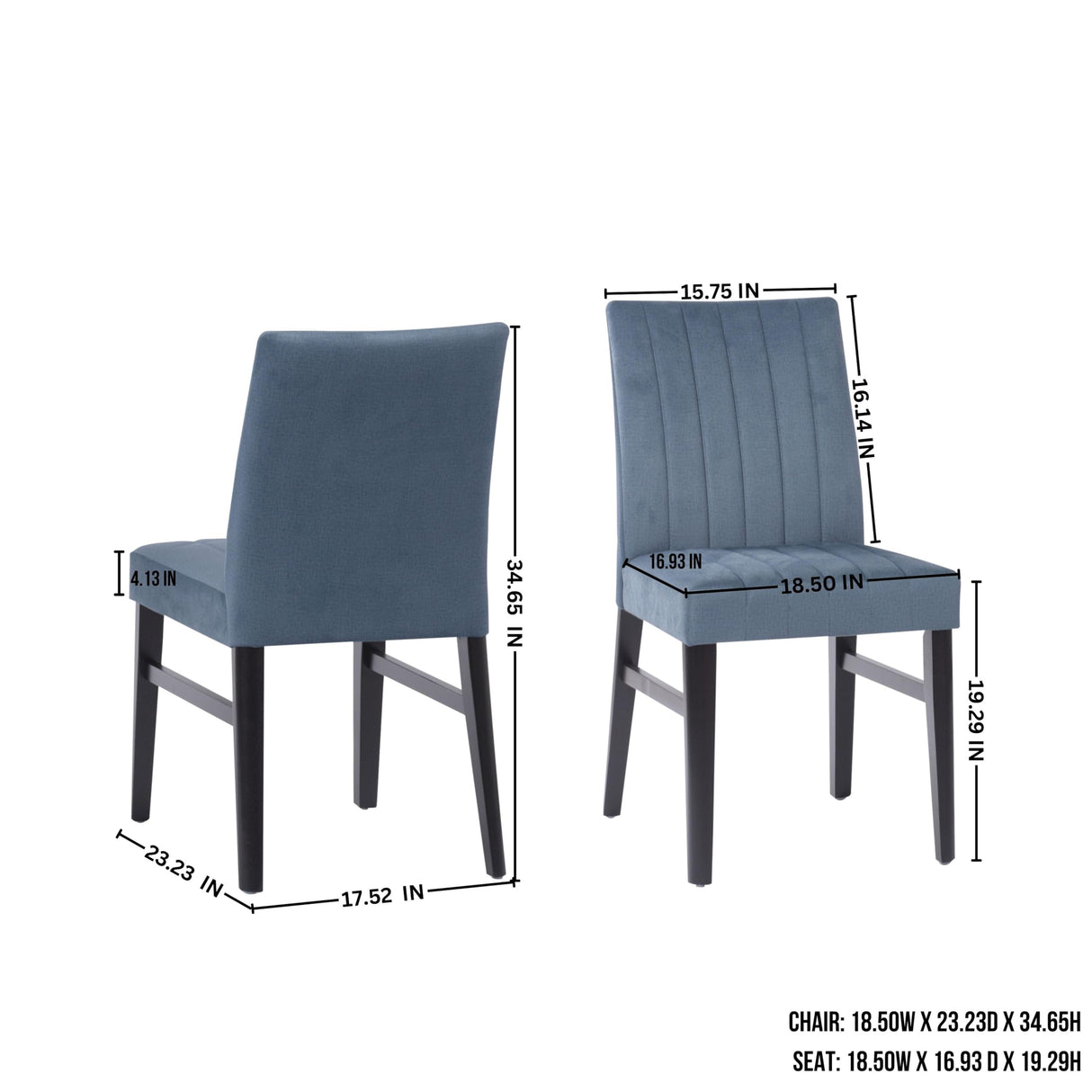 Walton 5-Piece Round Dining Set - Blue