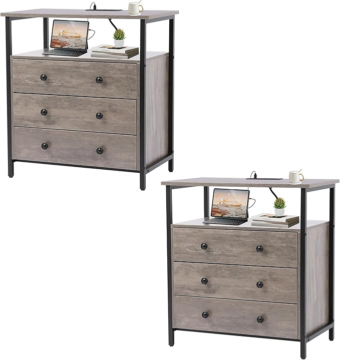 Night Stand, 27 Inch Wide Nightstand