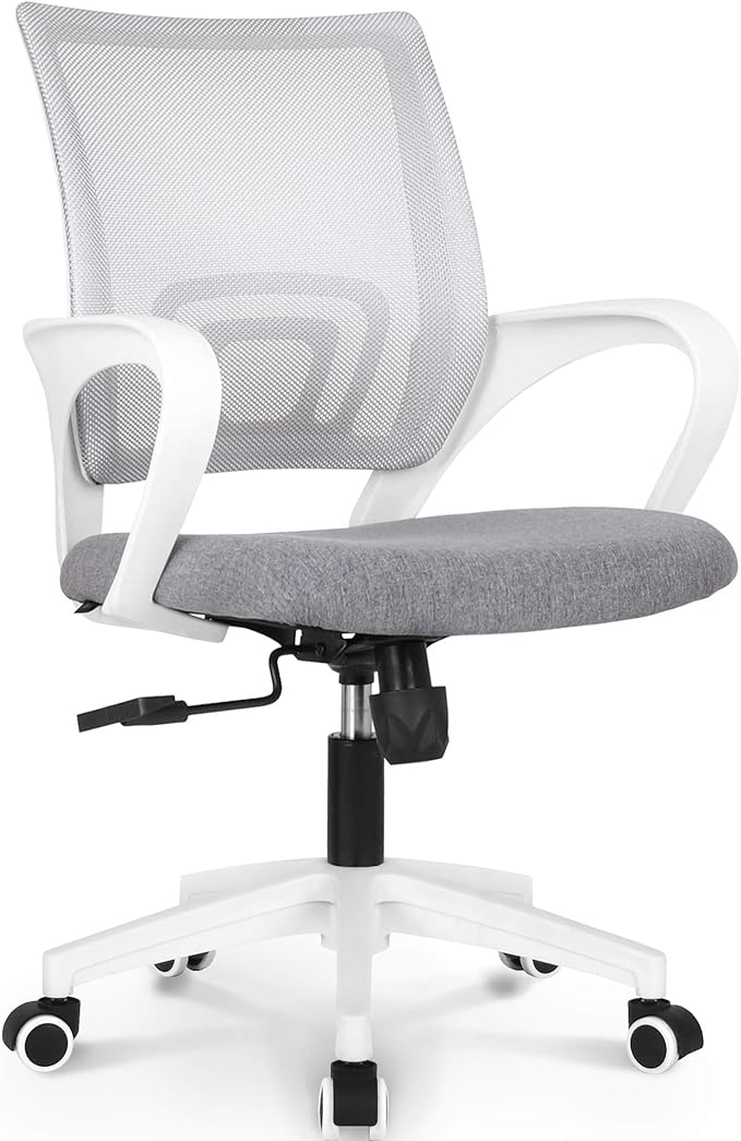 Office Chair Computer Desk Chair Gaming Ergonomic Mid Back Cushion Lumbar Support